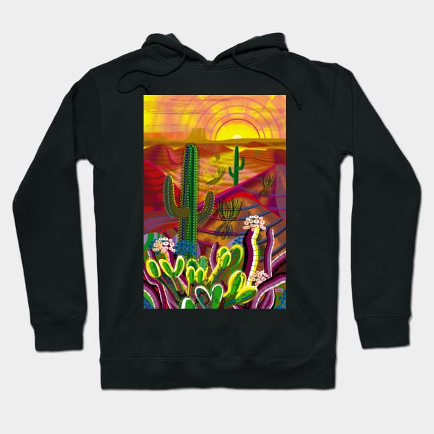 Peyote Dawn Hoodie by charker